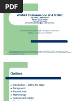 Wimax Bts Network Impact Report Wi Max Mimo