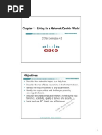 CCNA Exp1 - Chapter01 - Living in a Network-Centric World