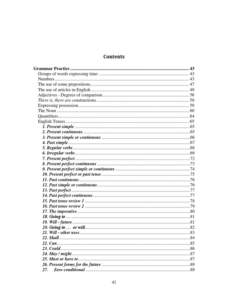 22 - 01 English Grammar and Vocabulary PDF | PDF | Grammatical Tense ...