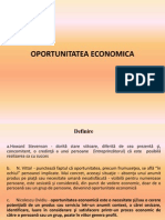 Oportunitatea Economica