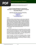 Product Change Management Research