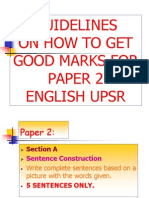 Guidelines To Teach Paper 2 English Upsr