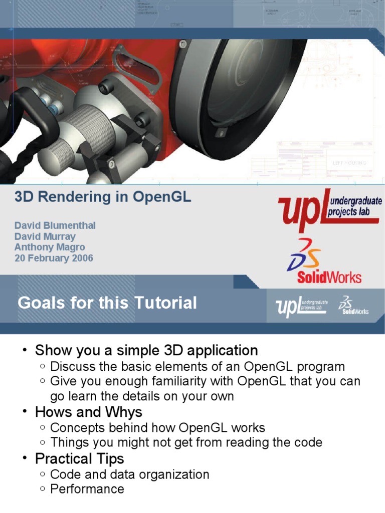 OpenGL 3D Rendering Tutorial | PDF | Shader | Texture Mapping