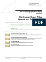 Star Custom Report Writer Upgrade and Release Notes