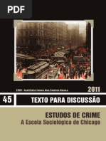 Estudos de crime A escola sociológica de Chicago