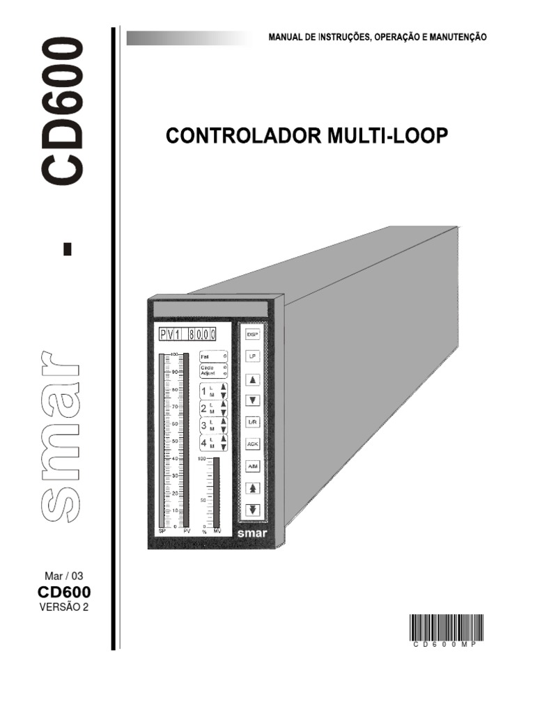 Manual do Controlador CD600 | PDF | Terminal de computador | Memória de ...
