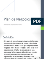 Plan de Negocios