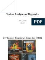 Textual Analyses of Digipacks