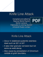 Knife Line Attack Welding Defect
