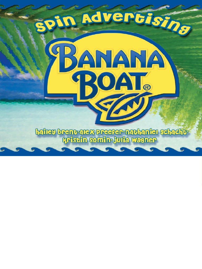 Adbookfinalbananaboat PDF Sunscreen Target Audience