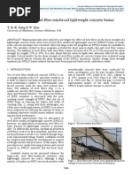 Shear Strength of Steel Fiber-Reinforced Lightweight Concrete Beams