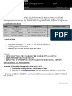 Career Objectives: Degree College/School Percentage Scored