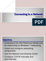 Connecting To A Network: Lesson 5