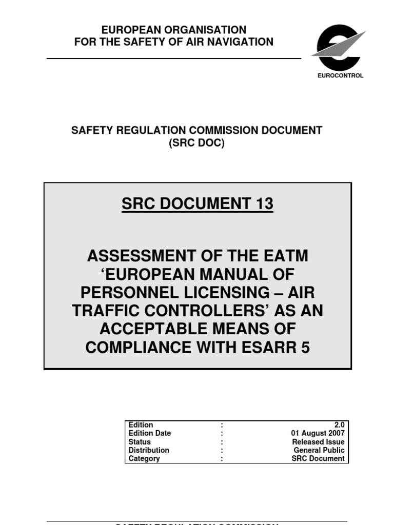European Organisation For The Safety of Air Navigation | PDF | Safety ...