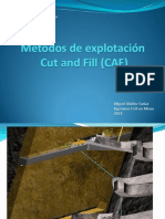 4.-Métodos de Explotación Cut and Fill