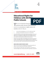 WWK04 Educational Rights For Children With ADHD in Public Schools