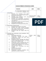 Jadual Tugasan Pembantu Pengurusan Murid