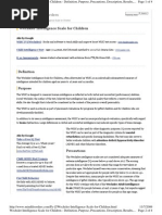 WASI-II Cognitive Assessment Overview | PDF | Wechsler Adult ...