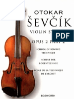 Sevcik - School of Bowing Technique Book 2 PDF