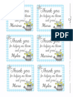 Editable Teacher / Mothers Day 3in Thank You Tags