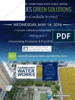 Water Blues Green Solutions Screening and Reception Invite