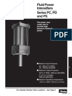 Fluid Power Intensifiers Series PC, PD and PS: The Easier, Less Costly Way To Provide High Pressure Hydraulic Power