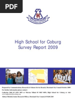 Download High School for Coburg Survey Report October 2009 by HighSchoolForCoburg SN22269151 doc pdf
