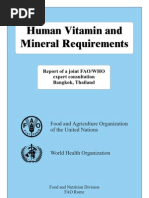 Human Vitamin and Mineral Requirements