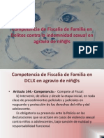 Competencia de Fiscalía de Familia en DCLX en