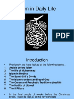 Islamic Practices in Daily Life
