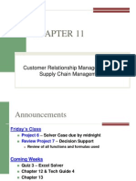 Customer Relationship Management and Supply Chain Management