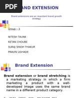 Download brand extension by gaurav_84 SN22270436 doc pdf
