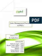 Sales Management Practices in PTCL
