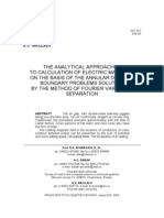 The Analytical Approaches To Calculation of Electric Machines On The Basis of The Annular Domains Boundary Problems Solution by The Method of Fourier Variables Separation