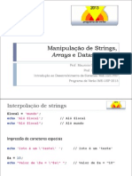 Strings Arrays Datas 