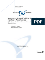 Unmanned Ground Vehicle Electronic Hardware Architecture