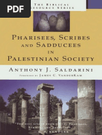 Download Anthony J Saldarini Pharisees Scribes  Saducees in Palestinian Society a Sociological Approach the Biblical Resource Series 1997 by makydoo SN222708738 doc pdf