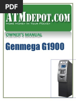 Genmega G1900 ATM Owners Manual