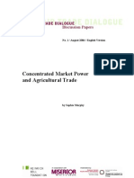 Concentrated Market Power and Agricultural Trade: Discussion Papers