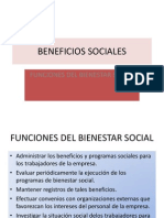 BENEFICIOS SOCIALES