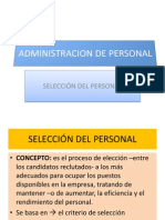 Etapas de la selecci¾n de personal