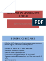 Nociones de Legislacion Laboral