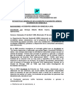 Accidentes Aéreos de Venezuela Desde 1868