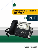 Yealink Executive IP Phone SIP-T28P User Manual V1.4.1 (20090821)