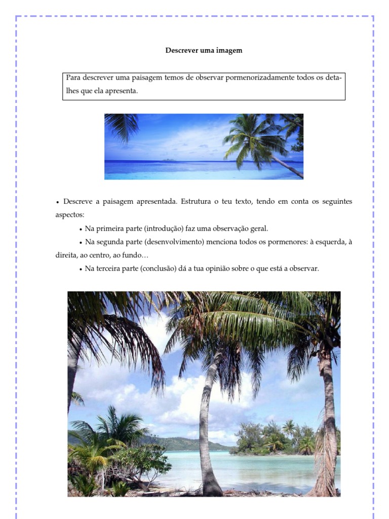 Descrever Uma Imagem | PDF