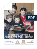 73091025 31804926 Cunostinte Atitudini Si Practici Parentale in Romania