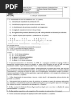 Avaliação - Respondida