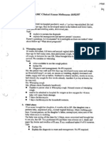 AMC-2007 Clinical Examination Recalls