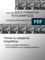 Generos e Formatos Fotogracc81ficos
