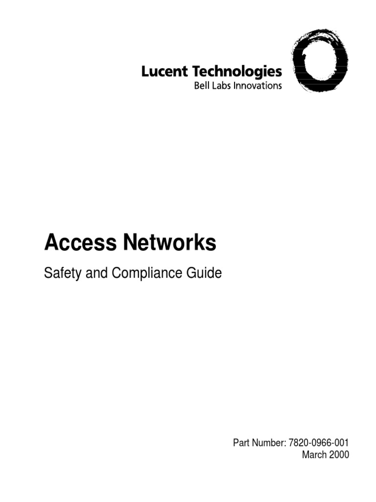 Access Network Guide PDF Electrical Wiring